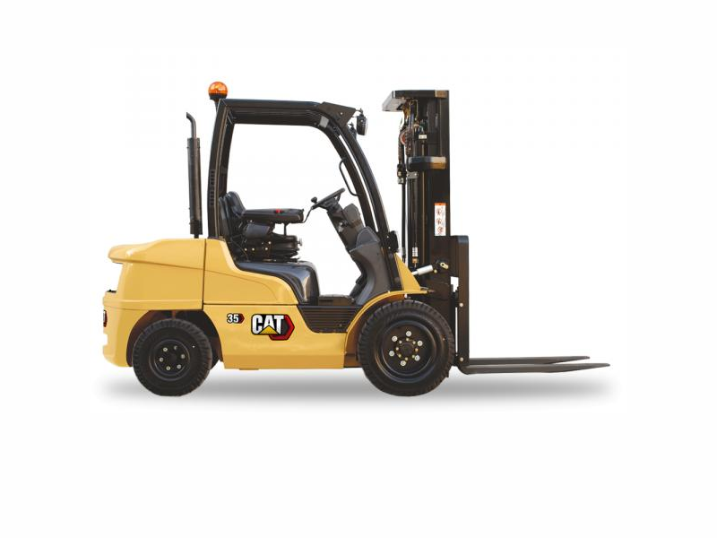 Green 2021 Mitsubishi Forklifts 3-Wheel Electric